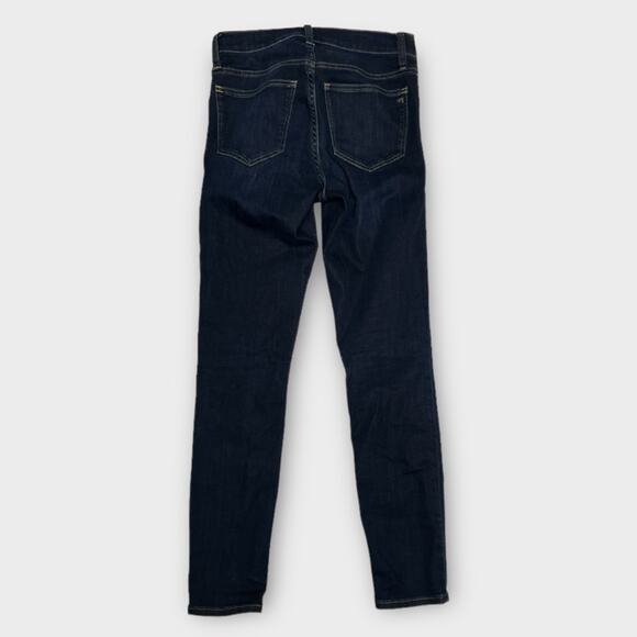 Madewell Maternity Side-Panel Skinny Jeans in Woodland Wash Size 25 - Picture 3 of 9